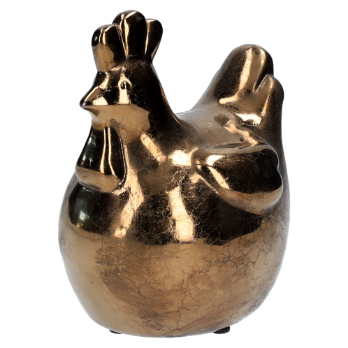 STATUINA DI GALLO IN CERAMICA