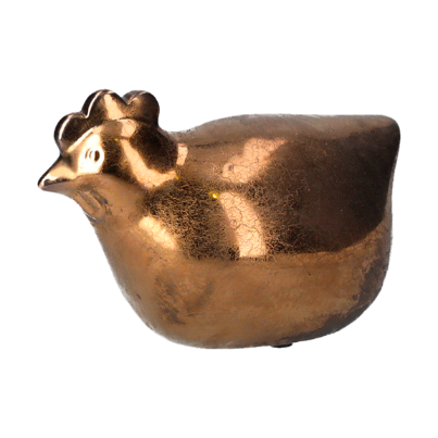 STATUINA DI CHIOCCIA IN CERAMICA