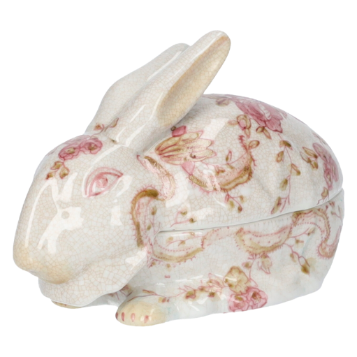 SCATOLA DECORATIVA A FORMA DI CONIGLIO