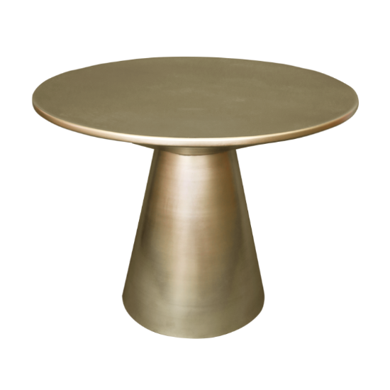 TAVOLO GOLD DA APPOGGIO IN METALLO