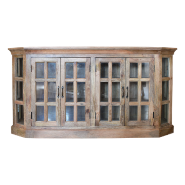 CREDENZA IN LEGNO SAGOMATA