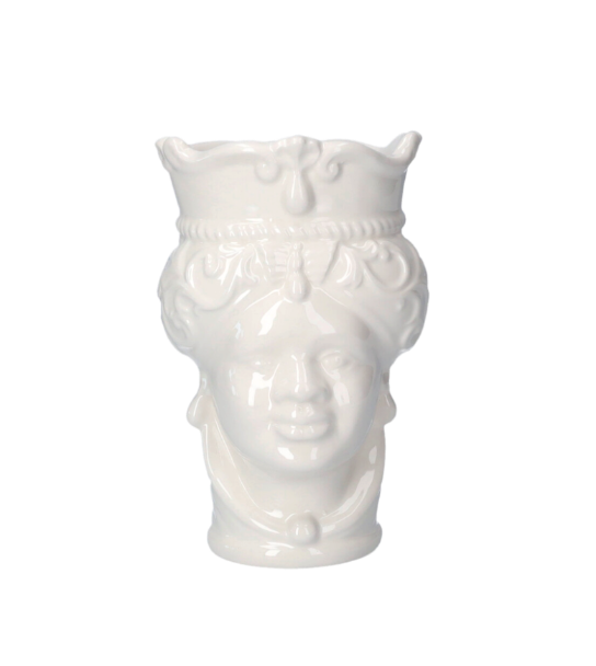 VASO TESTA DONNA DECORATIVO IN CERAMICA