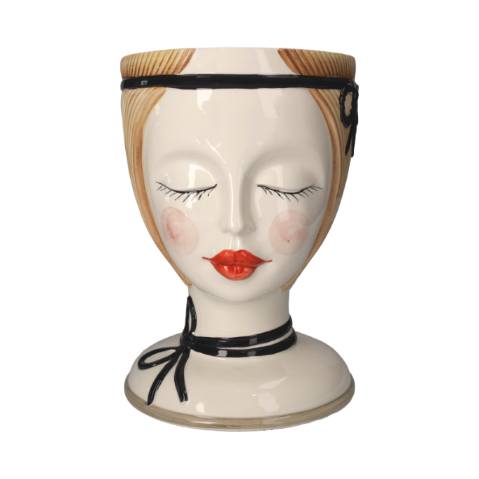 VASO TESTA NAIF IN CERAMICA
