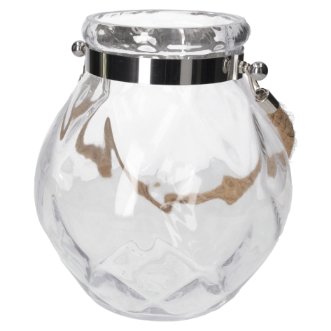 VASO VETRO CON CORDA