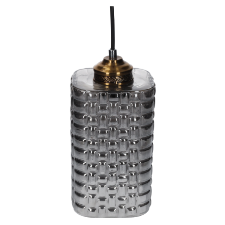 LAMPADARIO A RETTANGOLI IN VETRO