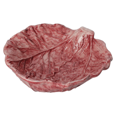 FOGLIA RADICCHIO IN CERAMICA