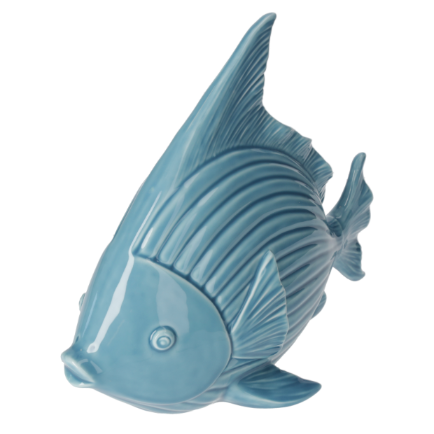 PESCE PINNA DECORATIVO IN CERAMICA