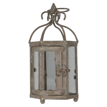 LANTERNINA ESAGONALE IN FERRO