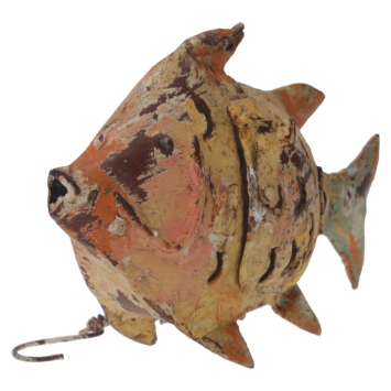 PESCE PORTACANDELA DECORATIVO