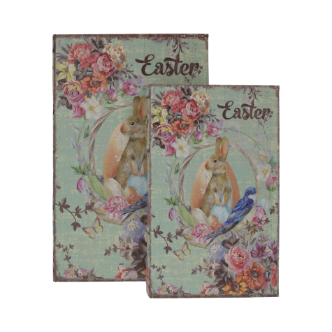 COPPIA SCATOLE EASTER BUNNY