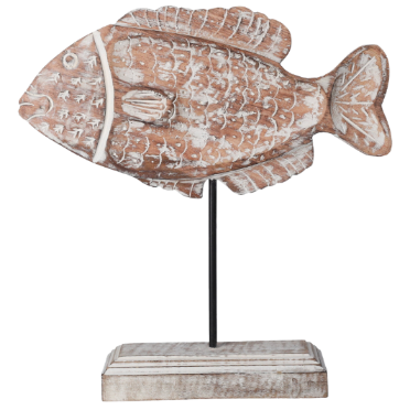 PESCE DECORATIVO IN LEGNO
