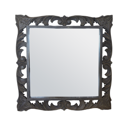 SPECCHIERA DECORATIVA IN LEGNO