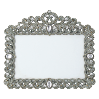 PORTAFOTO CON STRASS E GOCCE