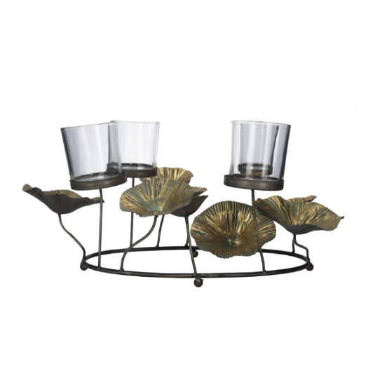 PORTACANDELE DECORATIVO