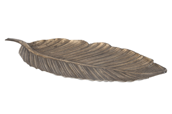 VASSOIO FOGLIA DECORATIVO