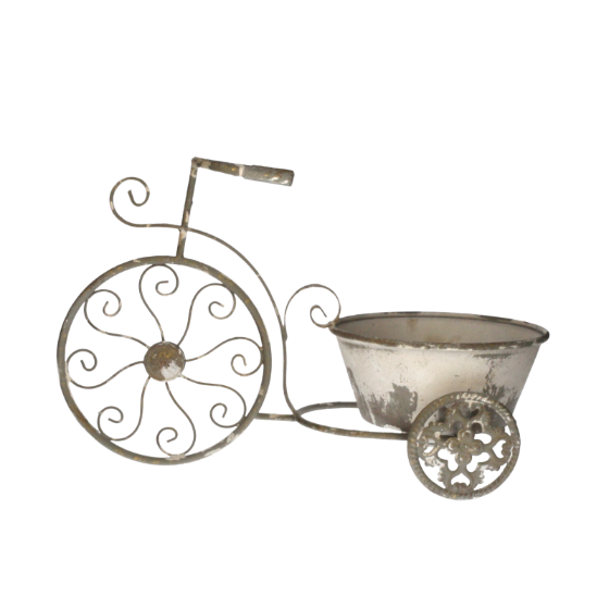 TRICICLO PORTAVASO IN FERRO