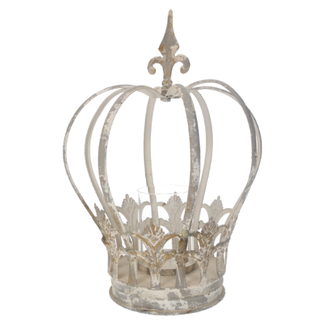 CORONA PORTA CANDELE DECORATIVO