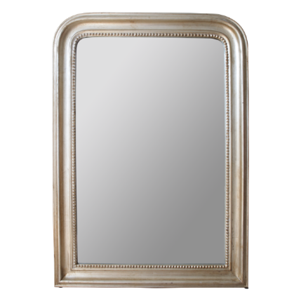 SPECCHIO DECORATIVO TONDO ARGENTO