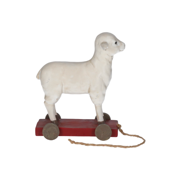 PECORA DECORATIVA CON RUOTE