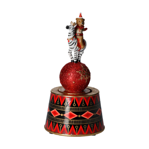 CARILLON DECORATIVO CON ORSETTO E ZEBRA