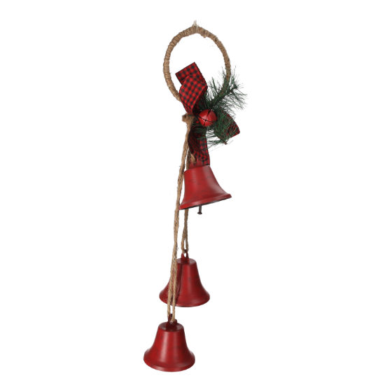 TRIS CAMPANE NATALIZIE DECORATIVE