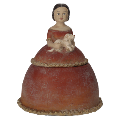 COFANETTO ROSSO DECORATIVO