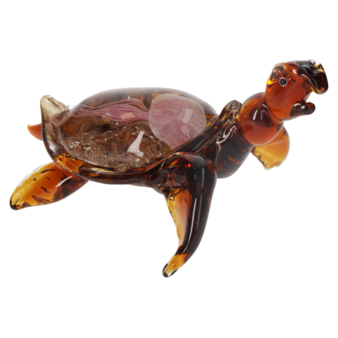 TARTARUGA DECORATIVA IN VETRO
