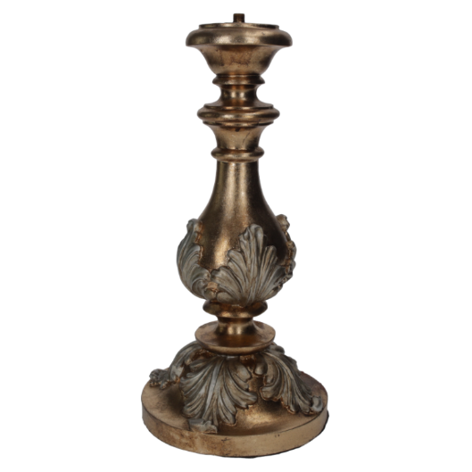 BASE ROCOCO' DORATA PER LAMPADA