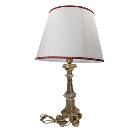 LAMPADA DORATA MEDIA CON PARALUME