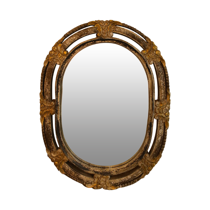 SPECCHIERA DECORATIVA IN LEGNO