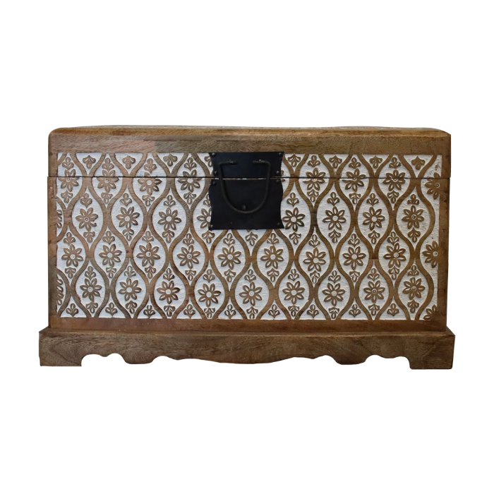 BAULE INTARSIO IN LEGNO