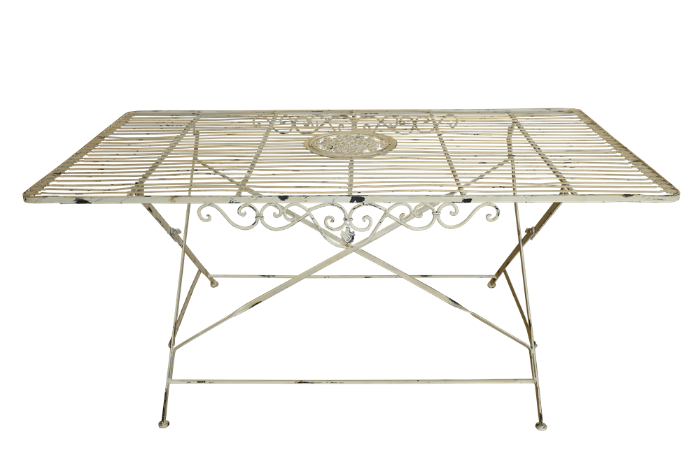 TAVOLO RETTANGOLARE IN FERRO