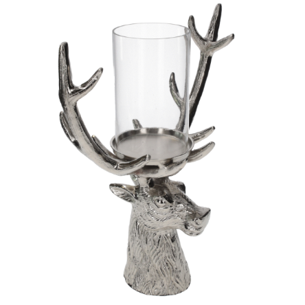 TESTA CERVO PORTACANDELA