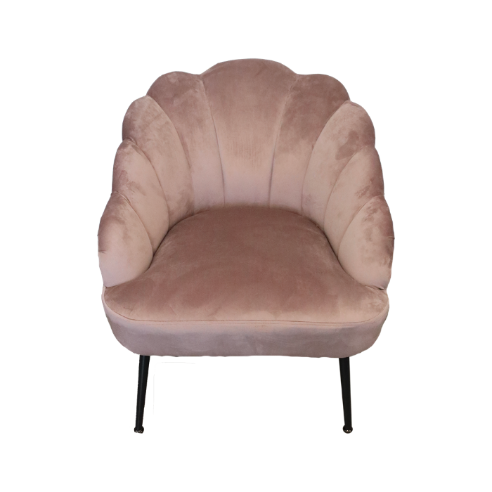 POLTRONA VENTAGLIO IN VELLUTO
