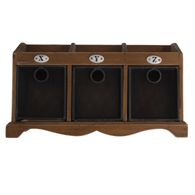 PORTAOGGETTI 3 SCOMPARTI