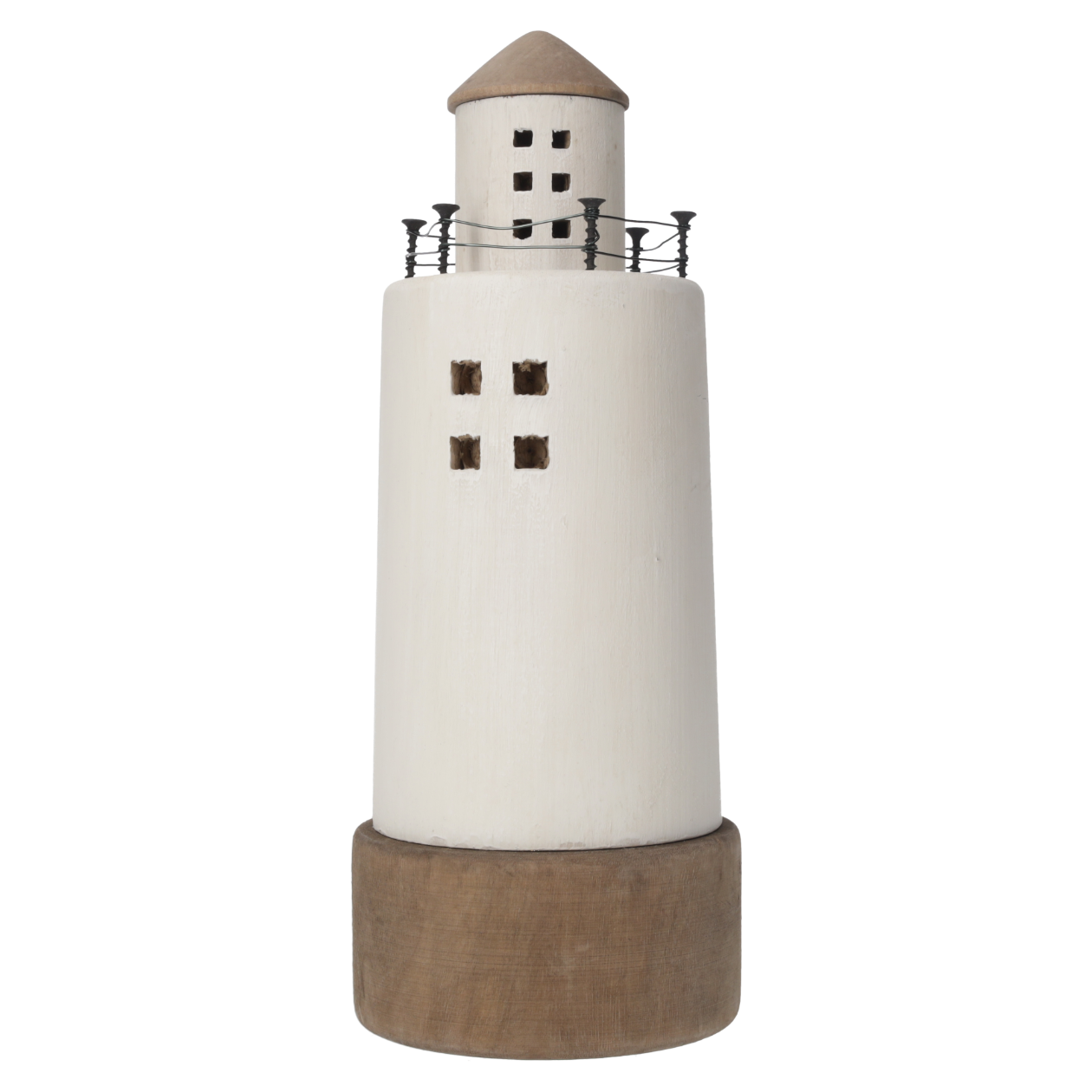 FARO DECORATIVO IN LEGNO