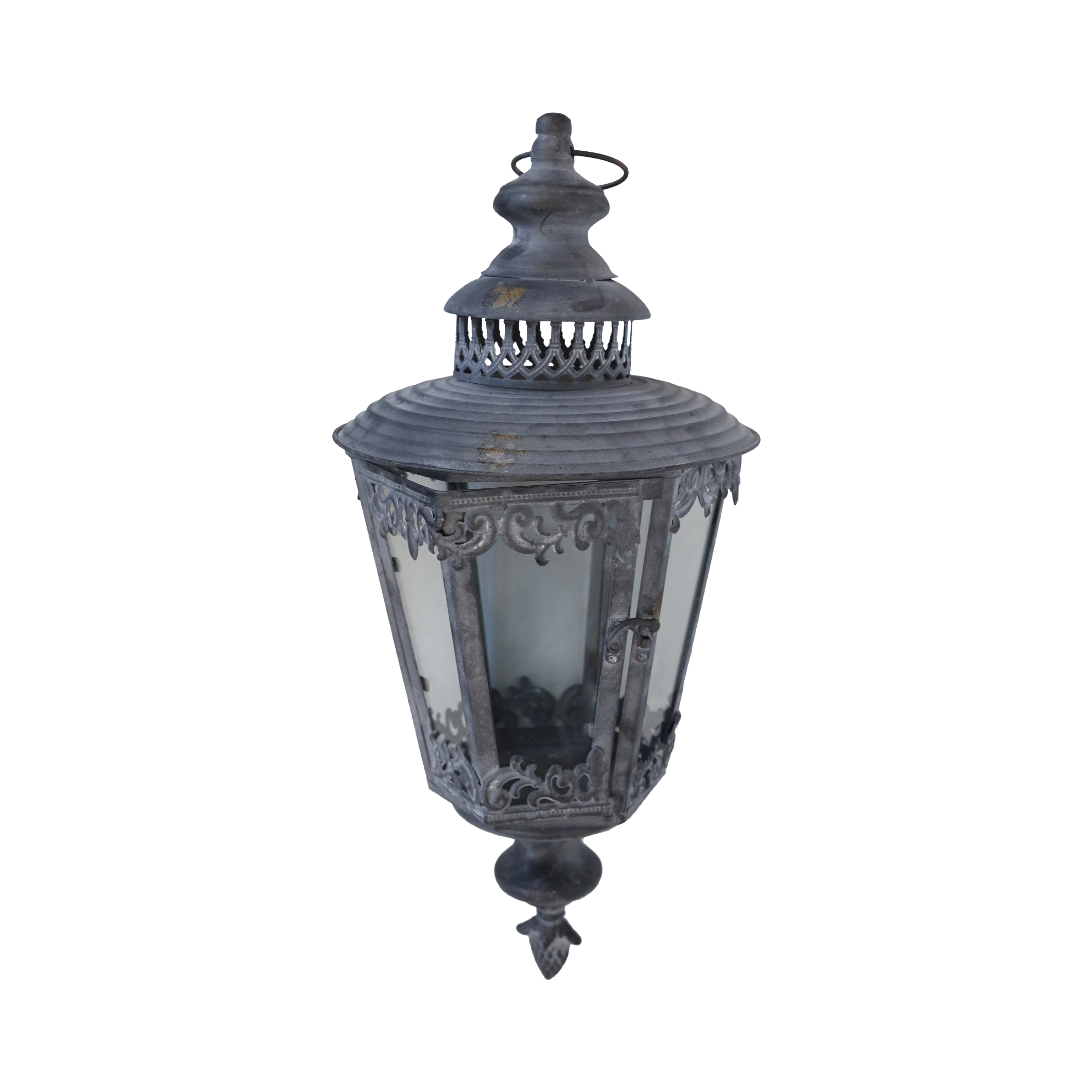 SET DI LANTERNE DECORATIVE IN FERRO