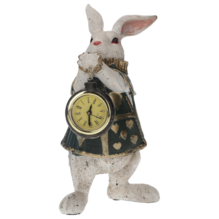 BIANCONIGLIO DECORATIVO IN RESINA