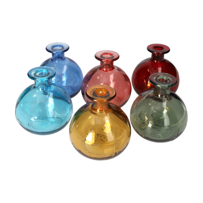 SET 6 BOCCETTE IN VETRO