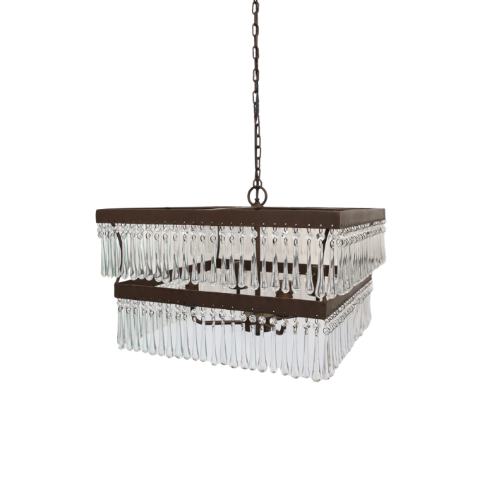 LAMPADARIO DECORATIVO A 4 LUCI