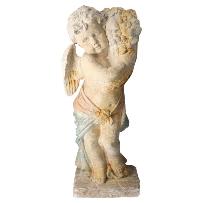 ANGELO DECORATIVO CON CORNUCOPIA