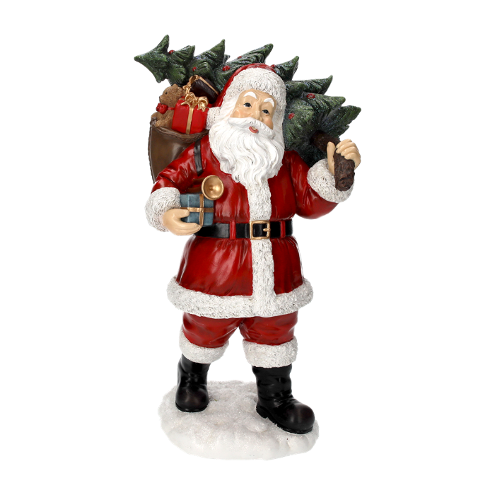 BABBO NATALE CON ALBERO