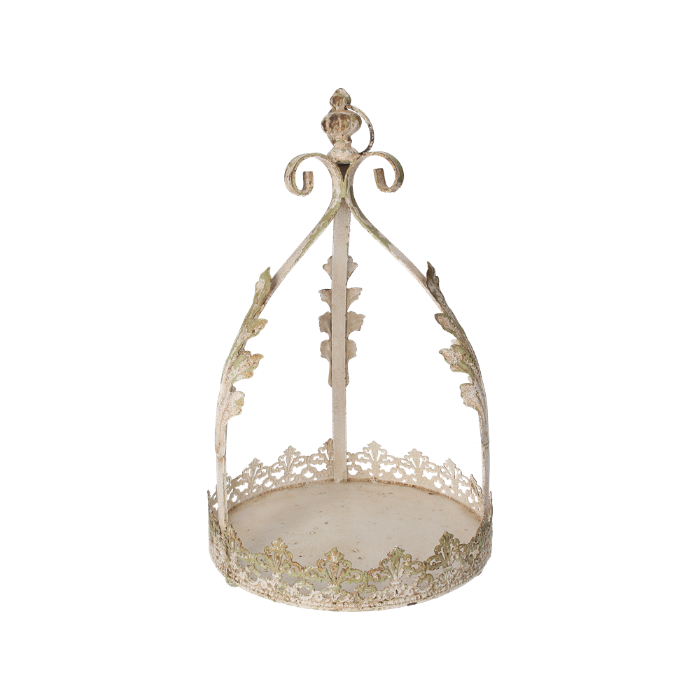 CORONA PORTA CANDELE DECORATIVO