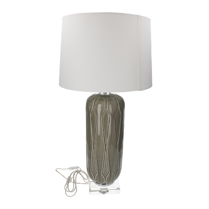 LAMPADA IN CERAMICA CON PARALUME