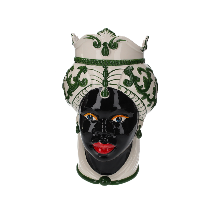 VASO TESTA DONNA DECORATIVO IN CERAMICA
