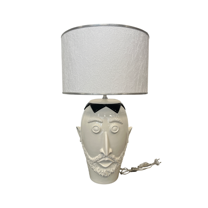 LAMPADA TESTA UOMO CON PARALUME