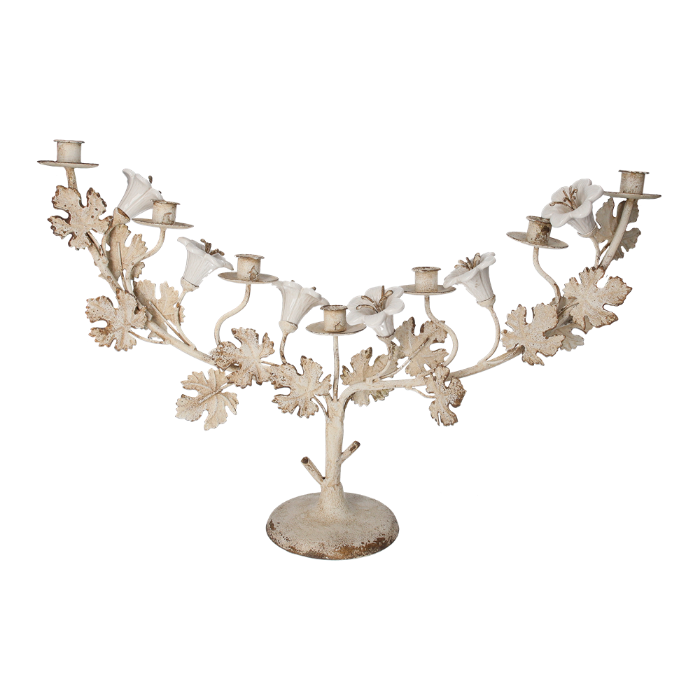 CANDELIERE IN FERRO A 7 FIAMME