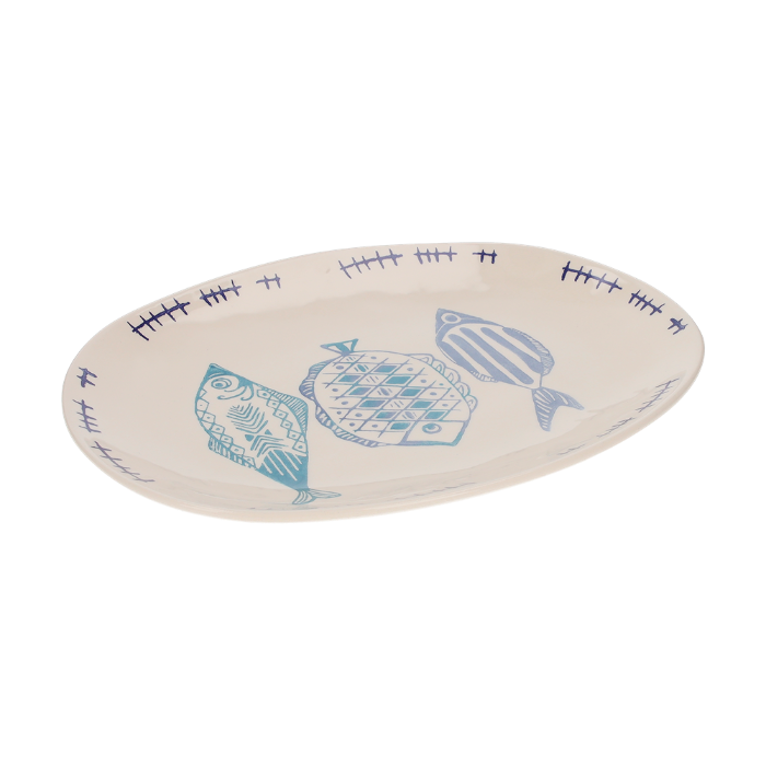 VASSOIO IN CERAMICA PESCI
