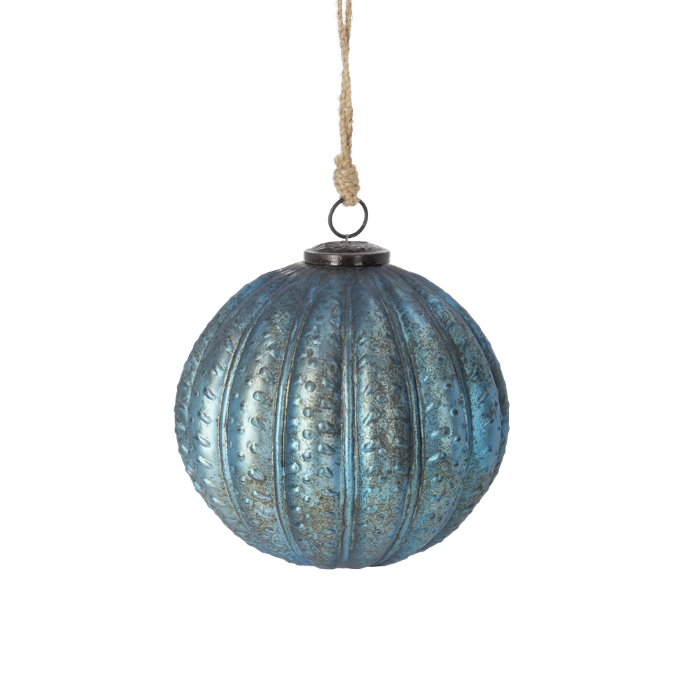 PALLA SPICCHI NATALIZIA AZZURRO ANTIK GRANDE