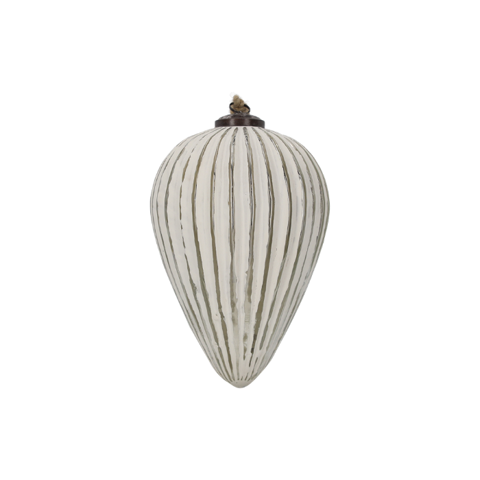 GOCCIA NATALIZIA BIANCO/SILVER GRANDE